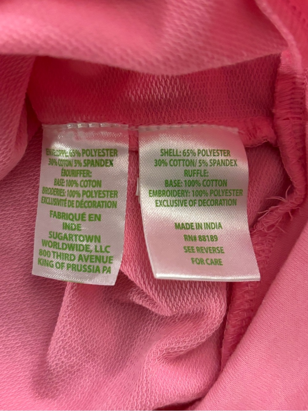 Lilly Pulitzer pink deva Sweatshirt size womens medium. - Picture 5 of 6
